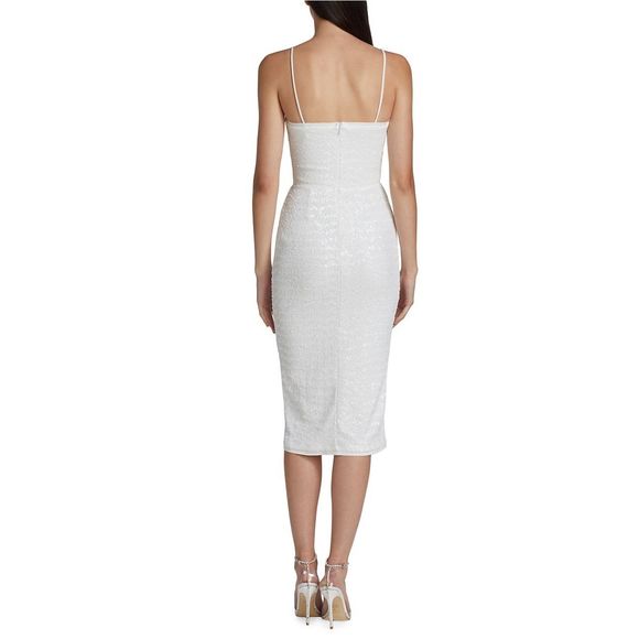 Chiara Boni La Petite Robe Sequined Midi Dress - Picture 3 of 10